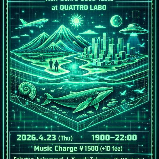 YOUNG, MIDDLE & OLD “Non Genre Good Taste” at QUATTRO LABO