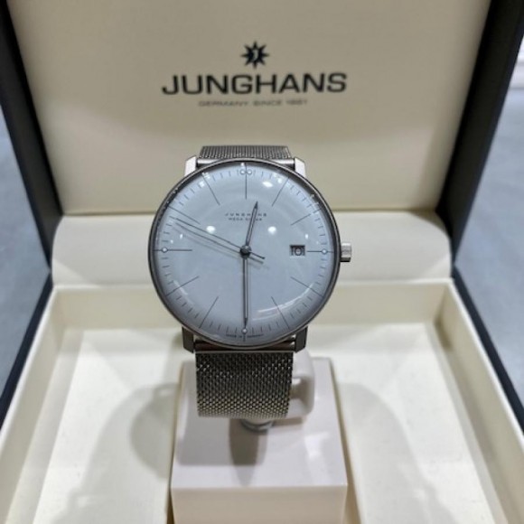 【JUNGHANS】Max Bill MEGA SOLAR FULL TITANIUM 059 2022 48 전파 솔라 푸르치탄