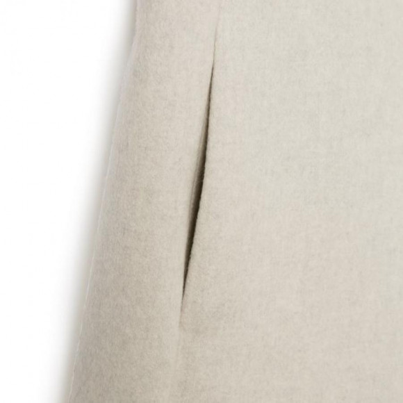 専用！！アダムエロペ＊定3.5万＊ビーバーVネックノーカラーコート＊グレー 専用！！アダムエロペ＊定3.5万＊ビーバーVネックノーカラー