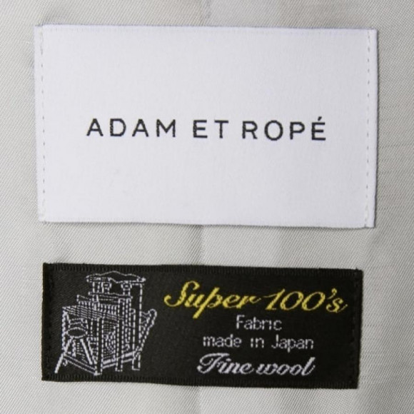 ADAM ET ROPE' ビッグラベルダブルフェイスコート ADAM ET ROPÉ FEMME(アダム エ ロペ ファム) / 【サステナブル