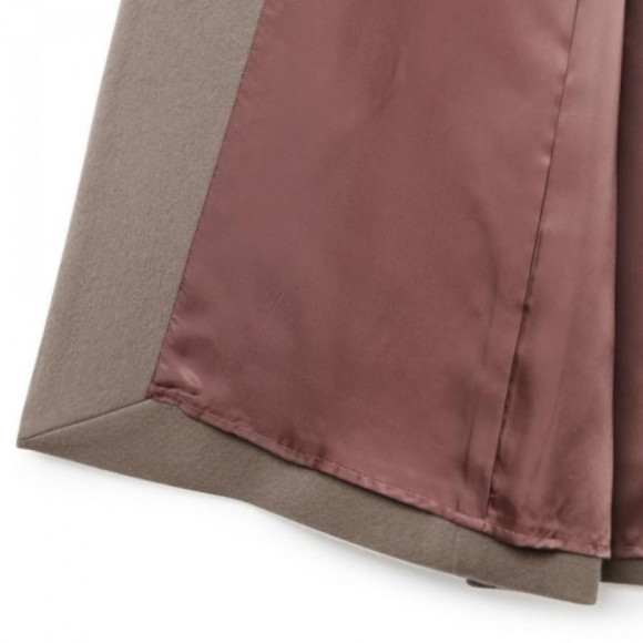 専用！！アダムエロペ＊定3.5万＊ビーバーVネックノーカラーコート＊グレー 専用！！アダムエロペ＊定3.5万＊ビーバーVネックノーカラー