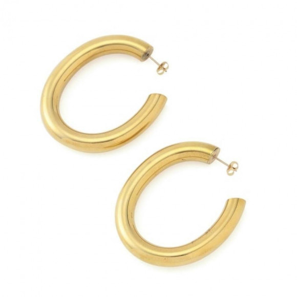 【LAURA LOMBARDI】 ゴールド Curve ピアス Laura Lombardiのゴールド Curve ピアスがセール中