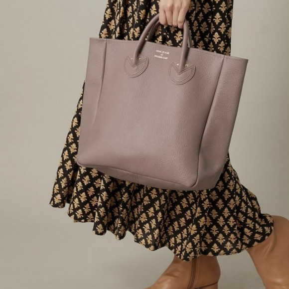 YOUNG & OLSEN】EMBOSSED LEATHER TOTE M（ADAM ET ROPE' FEMME 