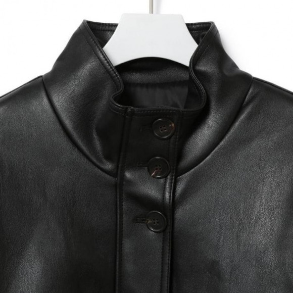 ADAM ET ROPÉ FEMME アダム エ ロペ ファム】《AMOMENTO アモーメント》VEGAN LEATHER BLOUSON  ヴィーガン レザー ブルゾン（ADAM ET ROPE'） | 渋谷PARCO(パルコ)