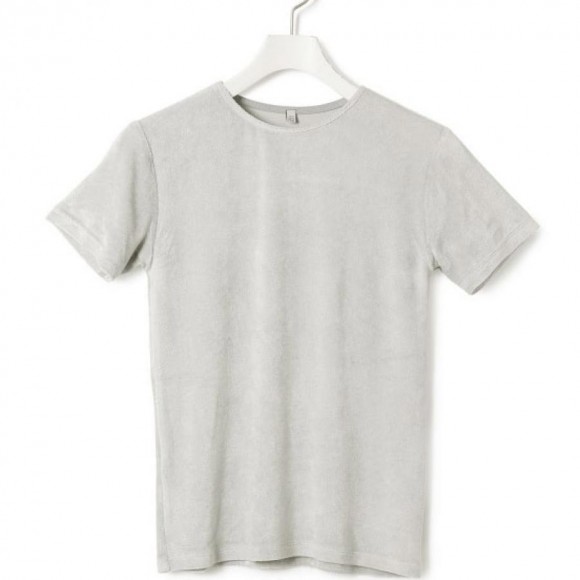 ベースレンジ　アダムエロペ別注　OMO Long Tee シルバー色 BASERANGE for ADAM ET ROPÉ ベースレンジ フォー アダム エ