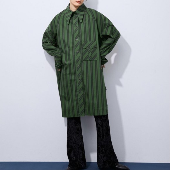 GANNI / ガニー】Stripe Cotton Shirt（ADAM ET ROPE'） | 渋谷PARCO