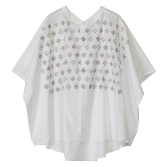 【CABANE de ZUCCa】 August New Embroidaly Shirt/Shirt