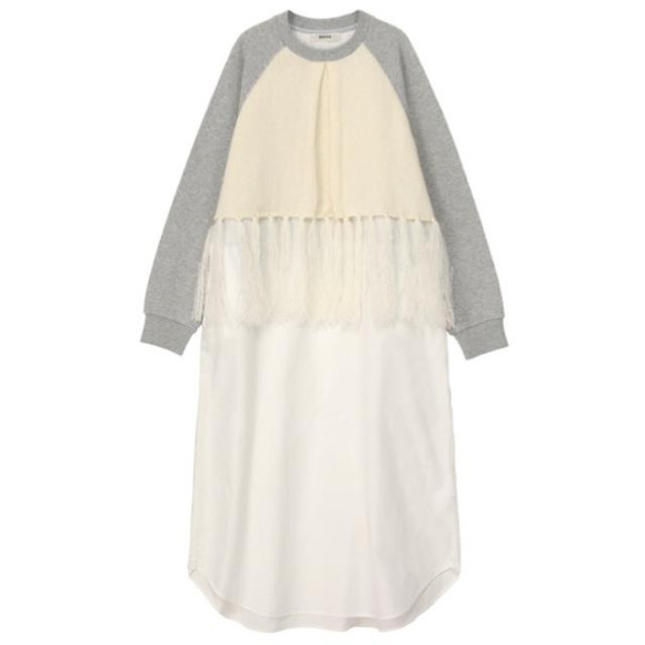 【CABANE de ZUCCa】 A new knit sweatshirt/ dress in September