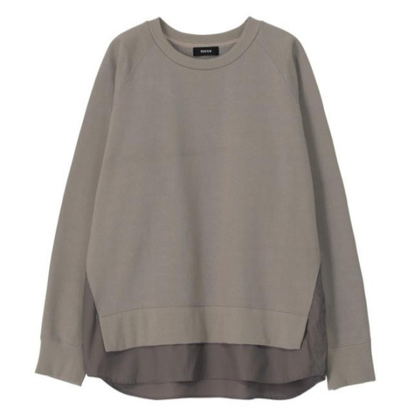 【CABANE de ZUCCa】 October New shirt Docking sweatshirts/cut-and-sews