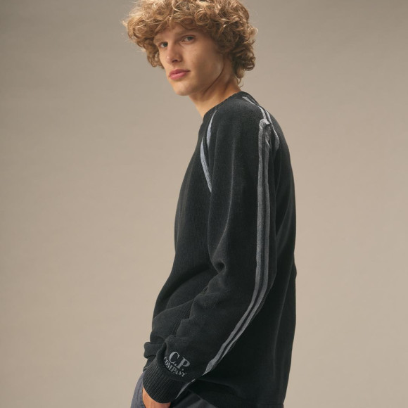 【C.P.COMPANY】SS026 COLLECTION_Ctn Chnll D.Dye Crewneck Sweater