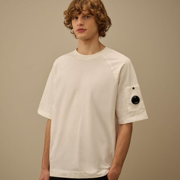 【C.P.COMPANY】SS026 COLLECTION＿Light Fleece Short Sleeve Sweatshirt