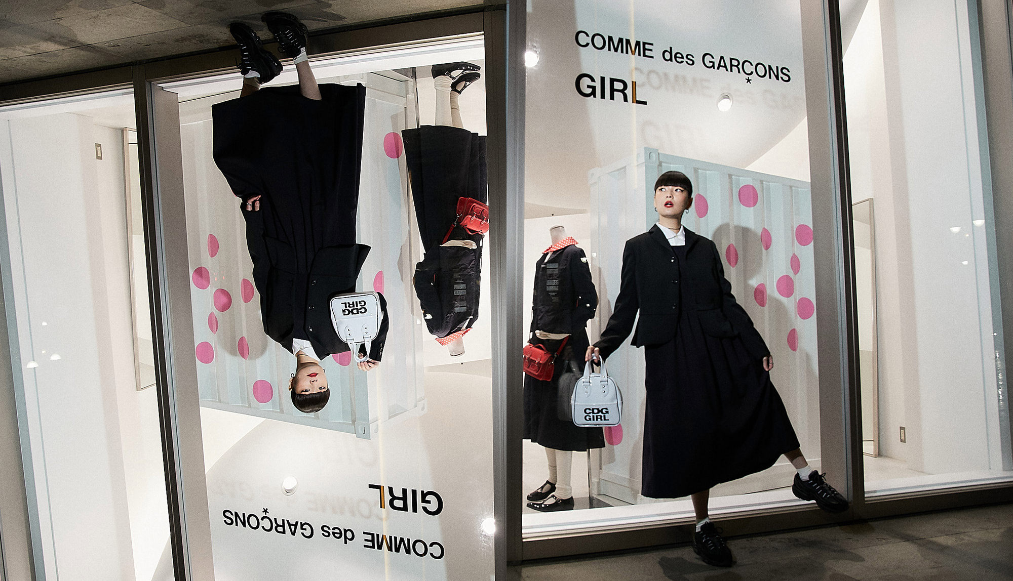 秋元树梢×COMME des GARÇONS GIRL|限定品从经典会于一堂的品牌首次的单独的商店