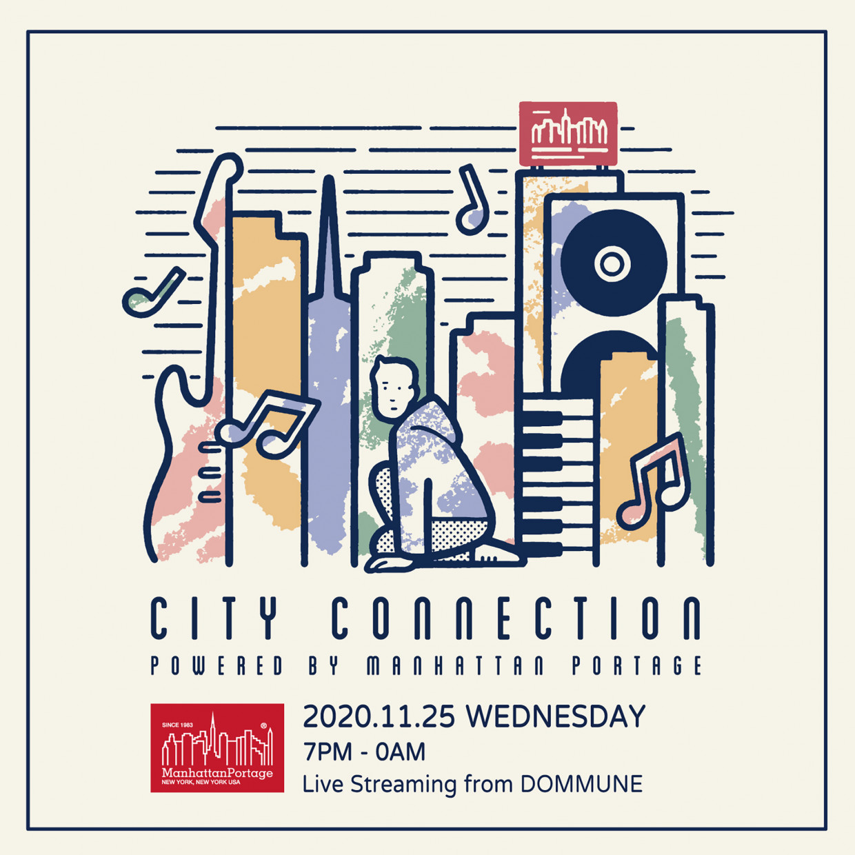 Manhattan Portageによる都市型音楽プロジェクト『City Connection』