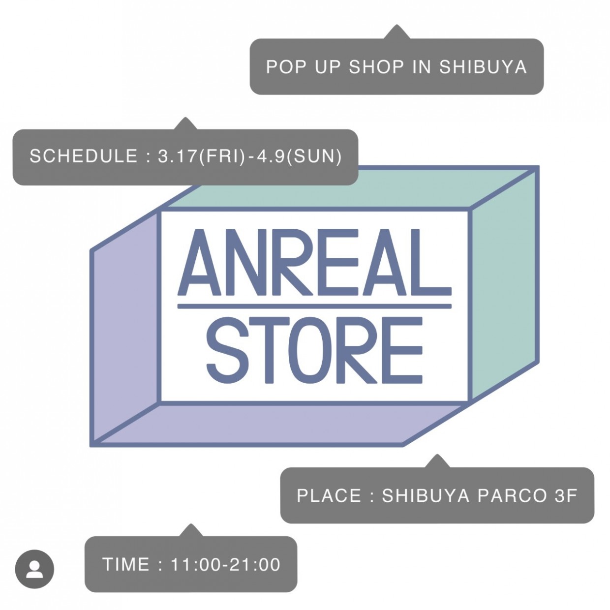ANREAL STORE POP UP STORE