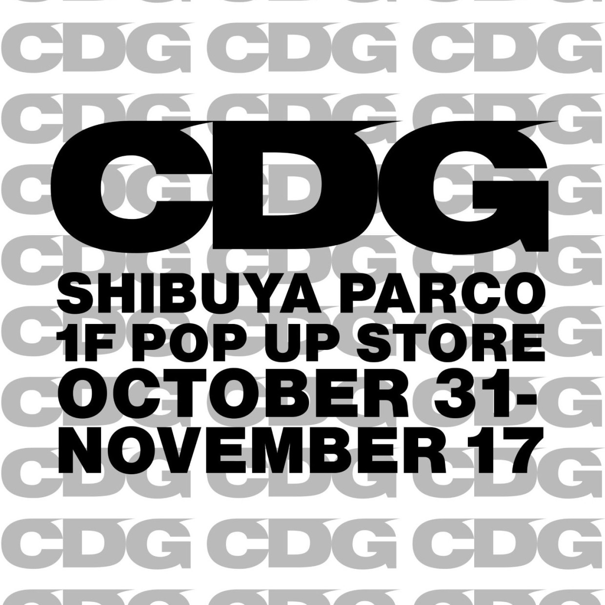 CDG POP UP STORE