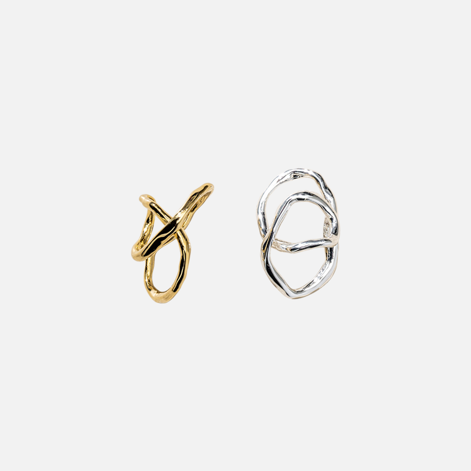 ＜Soierie＞Tangled earcuff ring  