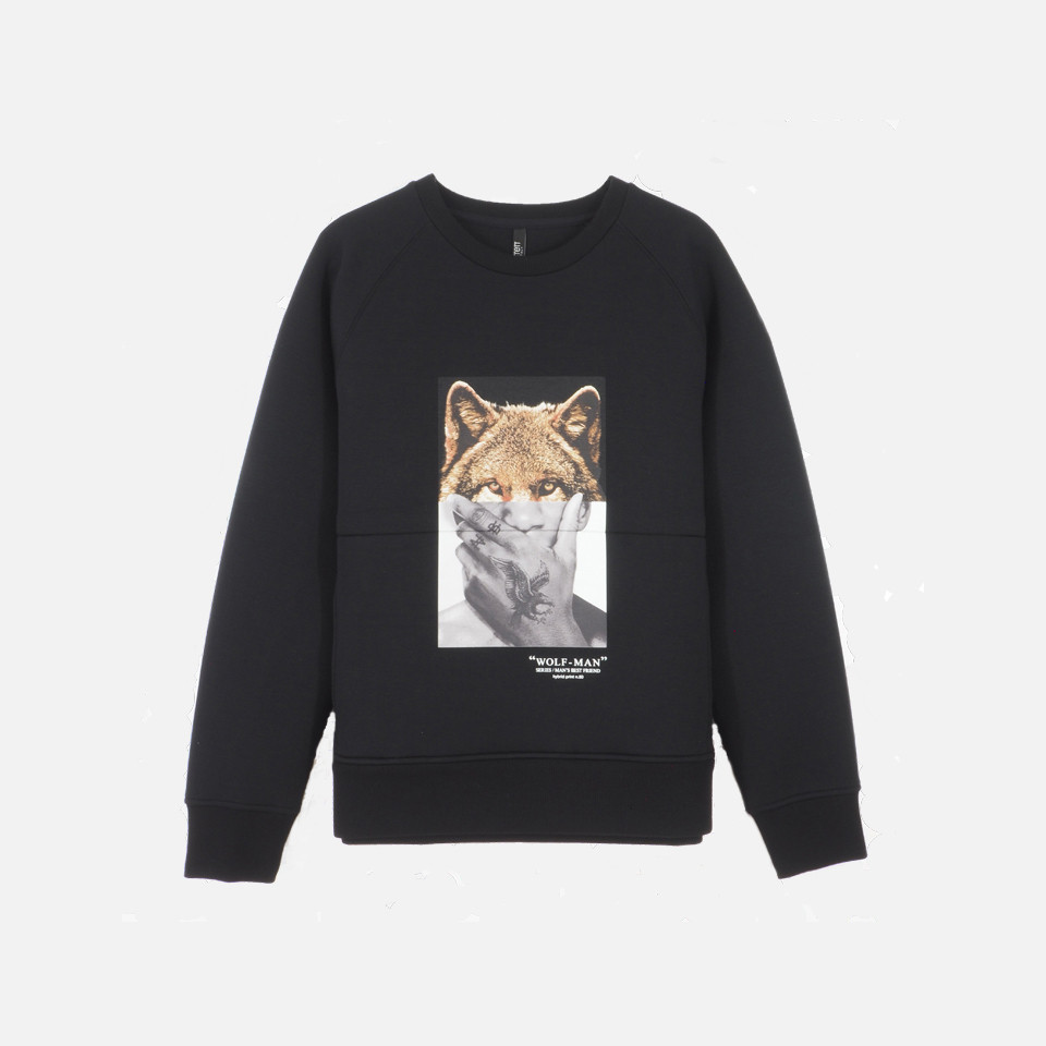 neil barrett wolfman t shirt