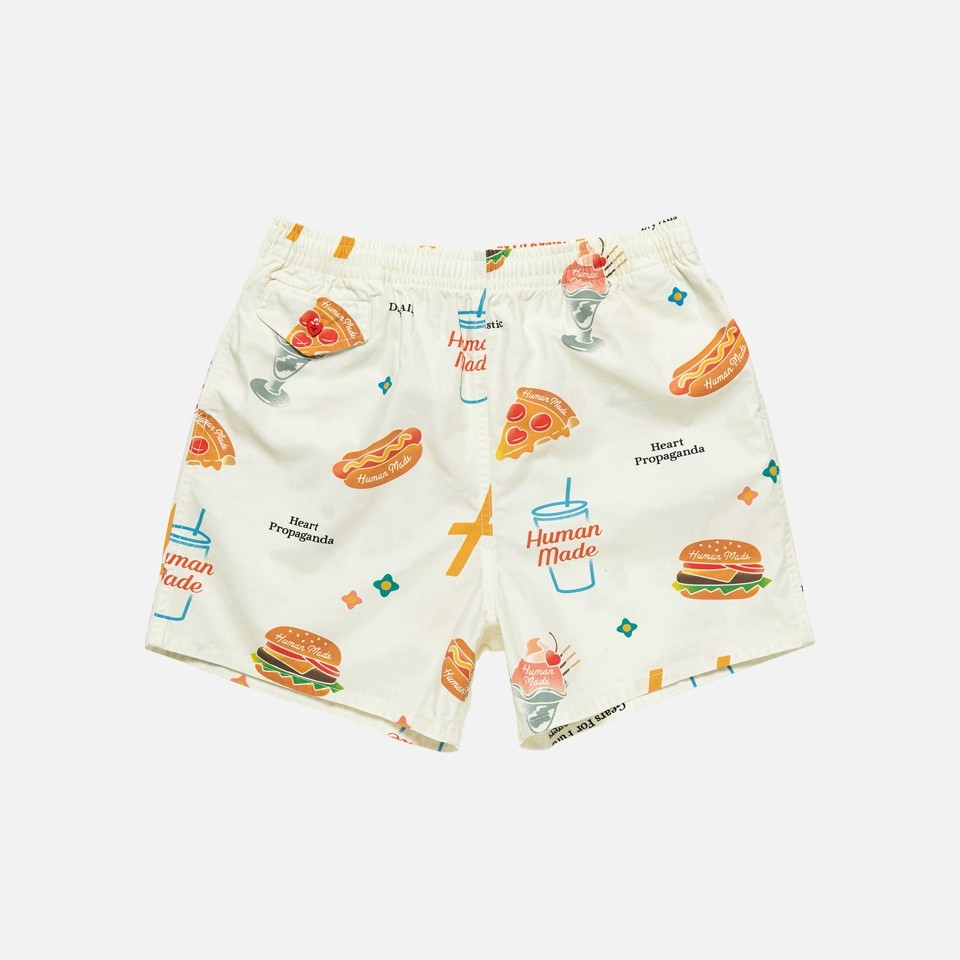 HUMANMADE ヒューマンメイド JUNK FOOD Aloha Shorts ジャンクフード柄