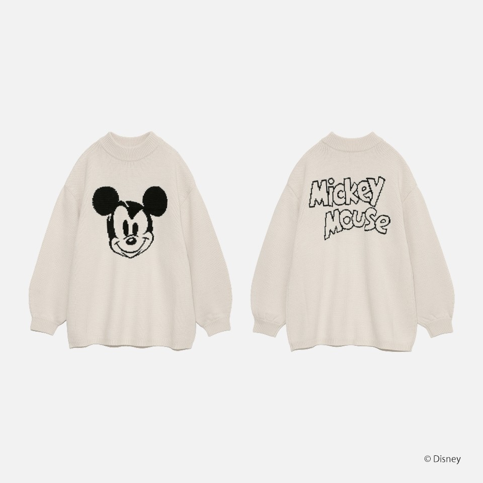 Mickey＆Minnie / バリエーションオーバーニット
