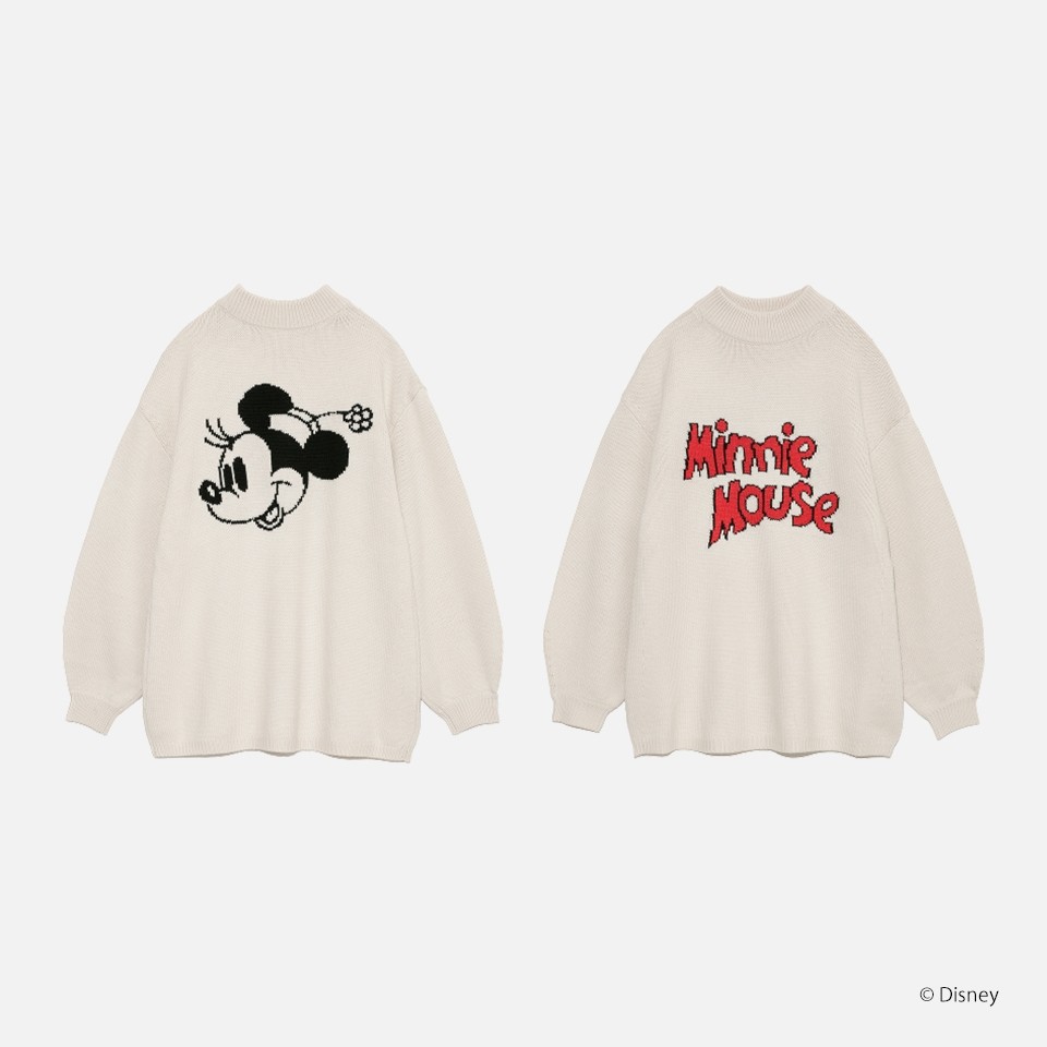 Mickey&Minnie / バリエーションオーバーニット
