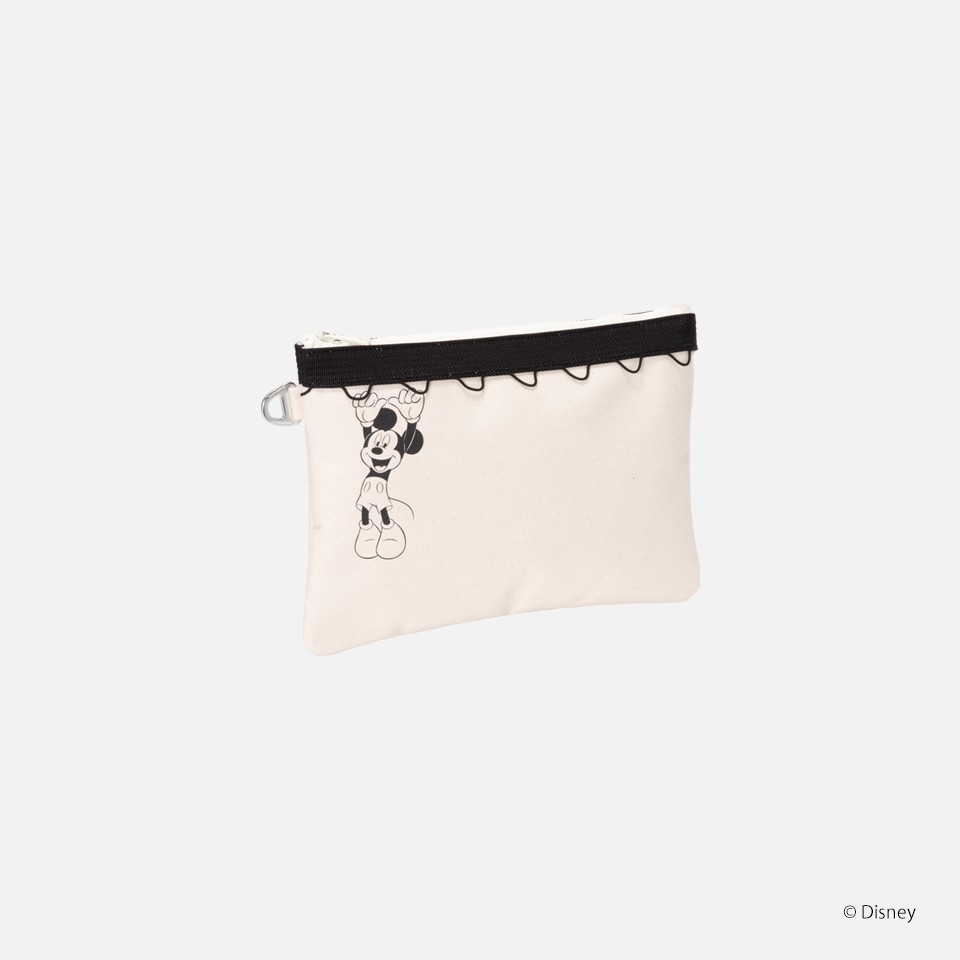 Mickey Mouse / W.R CANVAS CLUTCH by F/CE.