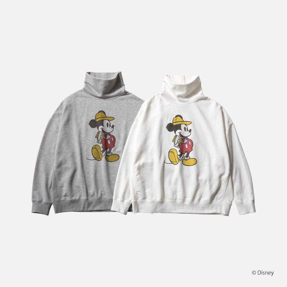 Mickey Mouse / HIGH NECK SWEAT by F/CE.
