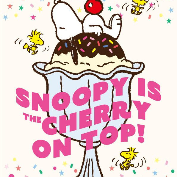 SNOOPY IS THE CHERRY ON TOP !