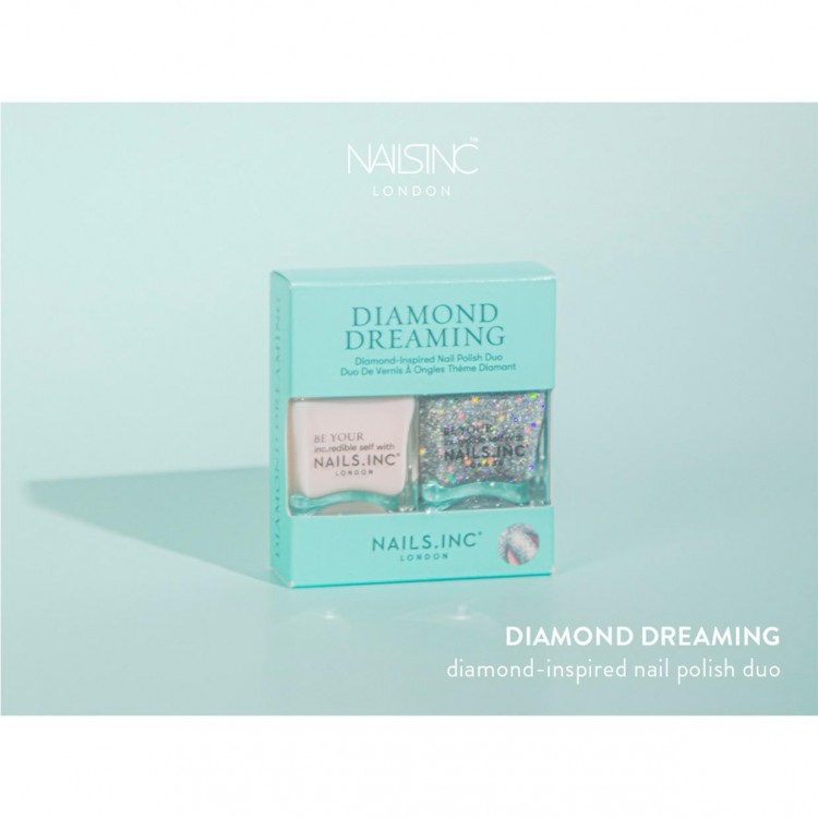 DIAMOND DREAMING diamond‐inspired nail polish duo