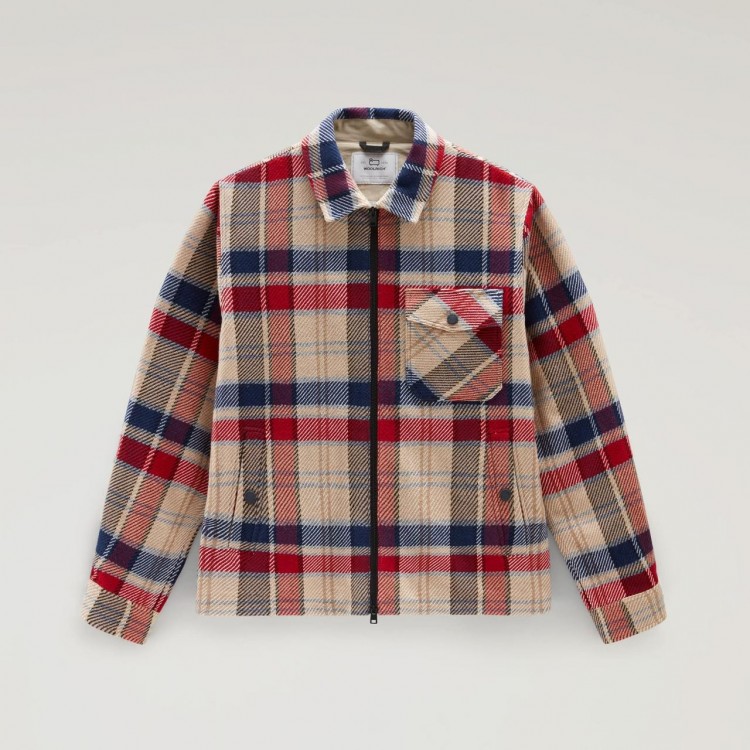 【23S/S Mens New Collection】TIMBER WOOL COTTON OVERSHIRT