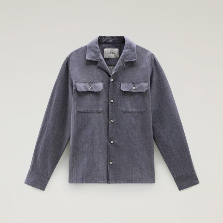 【23S/S Mens New Collection】COTTON LINEN OVERSHIRT