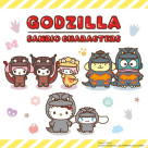 サンリオキャラクター達がゴジラの着ぐるみ姿に！