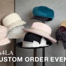自分だけの帽子作りを体験できる「カスタムオーダー会」 10月8日((土))からいよいよ開催！