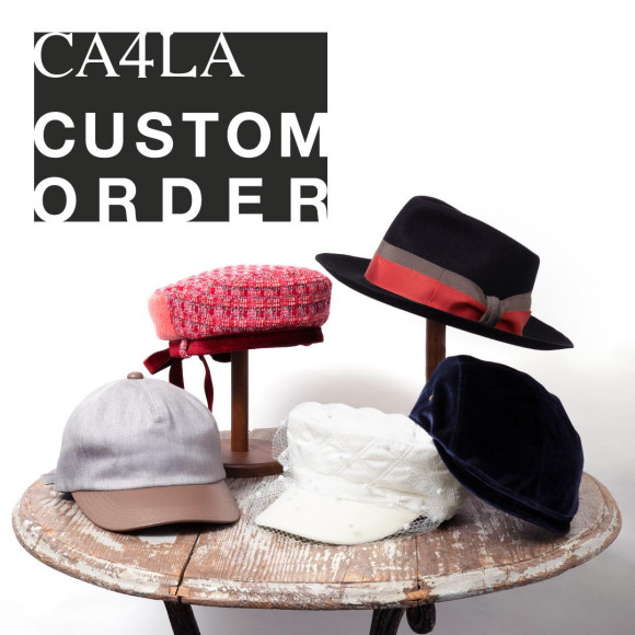 "Custom Order Party" where you can experience making your own hat! 