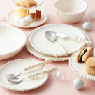 "Pearl" series with pearls on rims