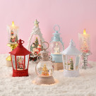 라이트가 빛나고 라메가 춤추는 스노우 돔