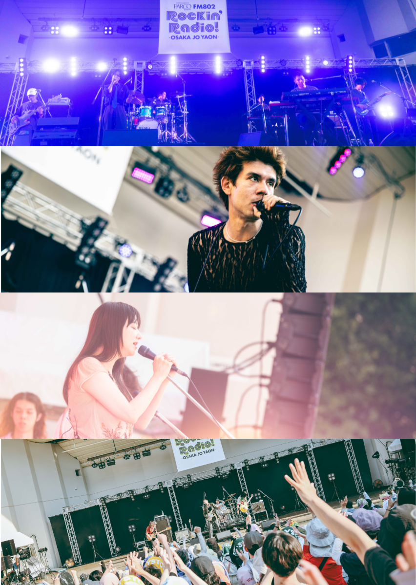 LIVE REPORT & SNAP| Meet the featured artists! Playback of “Shinsaibashi PARCO presents FM802 Rockin’ Radio!”