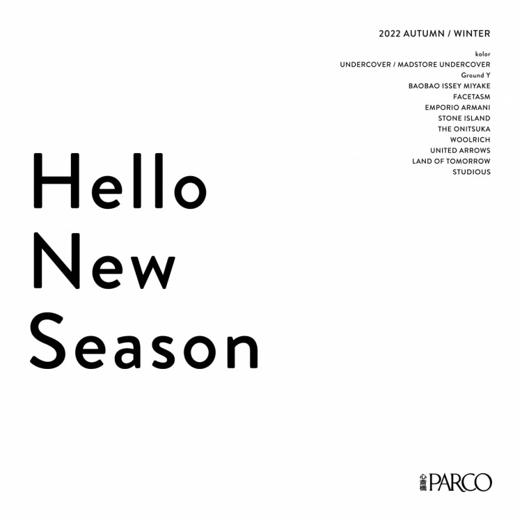 Hello New Season -2022 AW-