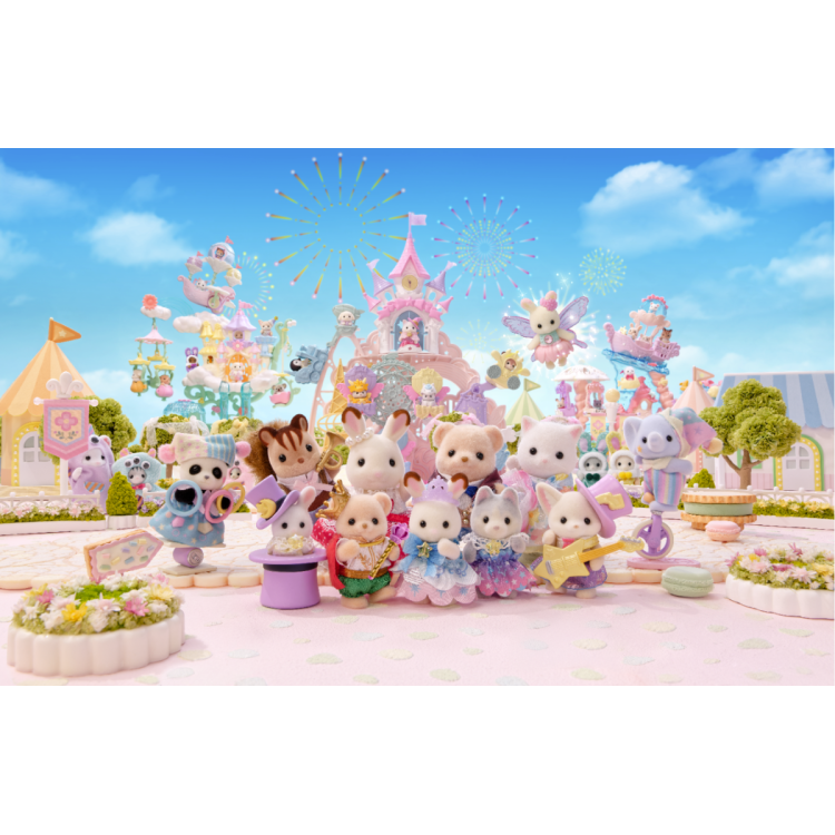 บ้านร้านค้า Premium ดนตรีป็อปการขึ้นไปของป่า Sylvanian Families