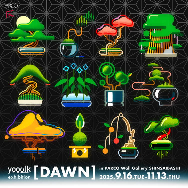 yooolk exhibition [DAWN] in PARCO Wall Gallery