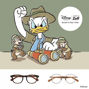 「Disney Collection created by Zoff “Donald ＆ Chip ’n Dale”」2023年9月22日(金)に全国のZoff店舗で発売‼