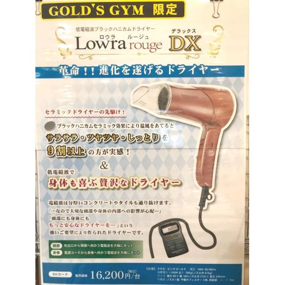☆Lowra rouge DX 体験販売会のお知らせ☆ | ゴールドジム・ショップ