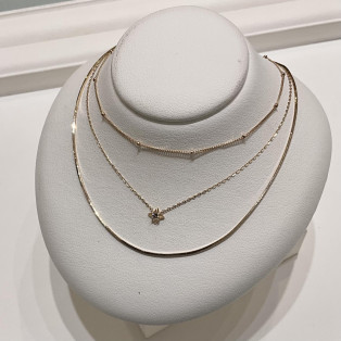 ネックレス重ね着けコーディネート☆