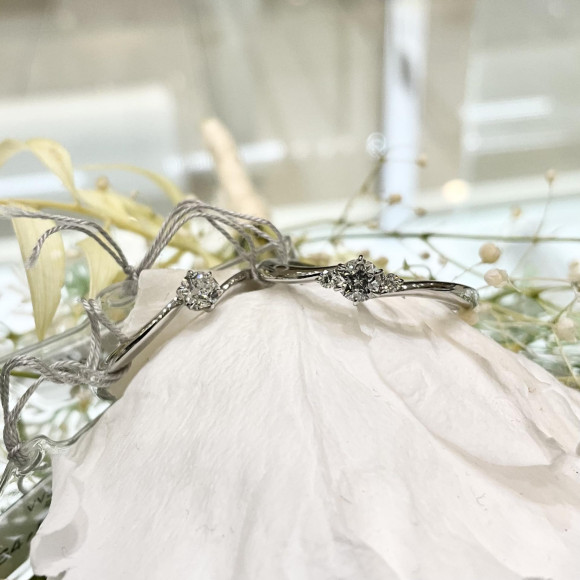 ご婚約指輪に新作が加わりました☆