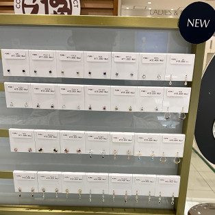 プラチナ&K10新作ピアス