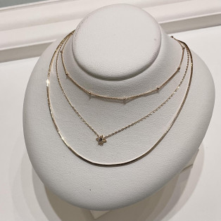 ネックレス重ね着けコーディネート☆