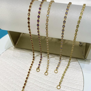 カラーストーンブレスレット