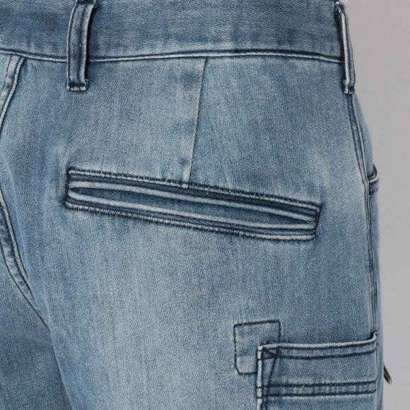 TYPE BLUE/ジョグデニム クロップドパンツ/JOG DENIM CROPPED