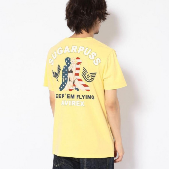 AVIREX シュガープス ピンナップガール Tシャツ/ SUGARPUSS AVIREX シュガープス ピンナップガール Tシャツ/ SUGARPUSS