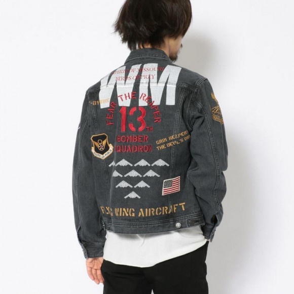 AVIREX タイプブルー/B-2 インパクトデニムジャケット/B-2 IMPACT DENIM JACKET 6102134 | アヴィレックス・ショップニュース  | 静岡PARCO-パルコ-