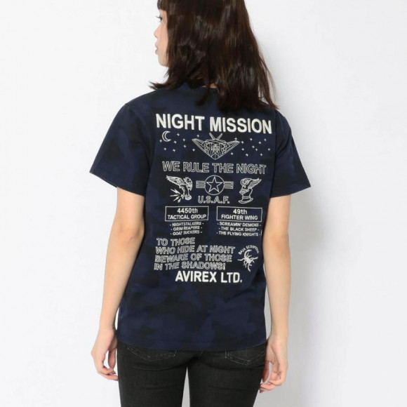 C/TエンブロイダリーステッチTシャツ｜MEN｜251IST90-0081｜AZUL